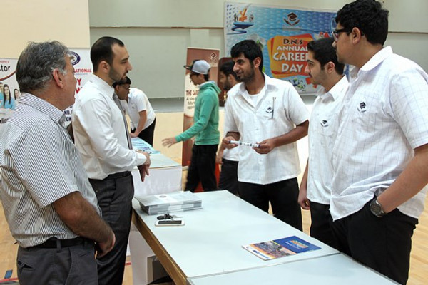 Ajman University participates at Dubai National School Exhibition