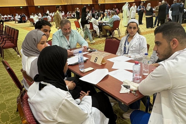 Future Healthcare Professionals Collaborate at Ajman University's Interprofessional Event