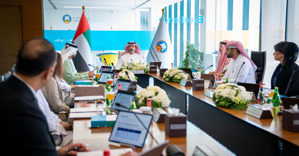 Ammar Al Nuaimi Chairs Meeting of Ajman University Board of Trustees