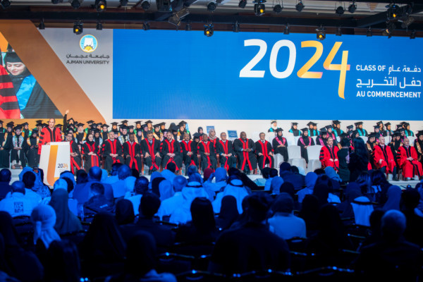 H.H. Sheikh Humaid Al Nuaimi Attends the Graduation Ceremony for Ajman University's ‘Class of 2024’