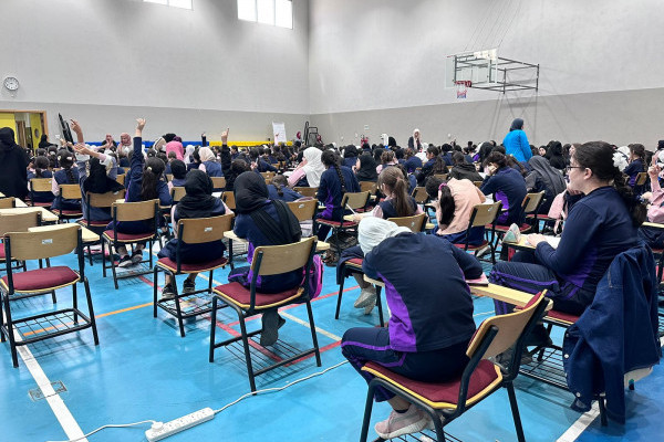 Athletics Unit Hosts National Charity School Students for Their Exams