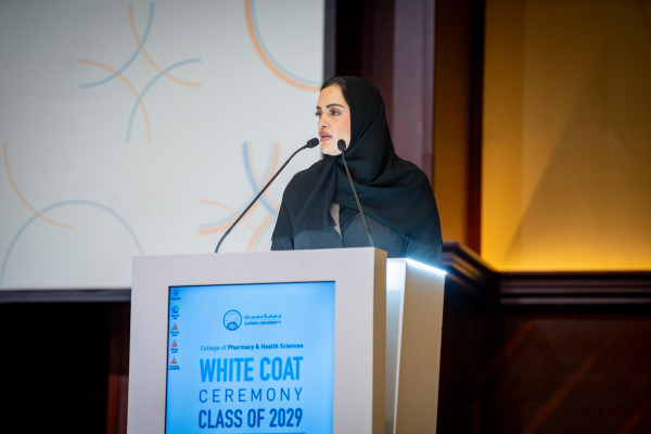 Parents Applauded as True Heroes at White Coat Ceremony for Pharmacy Students at Ajman University