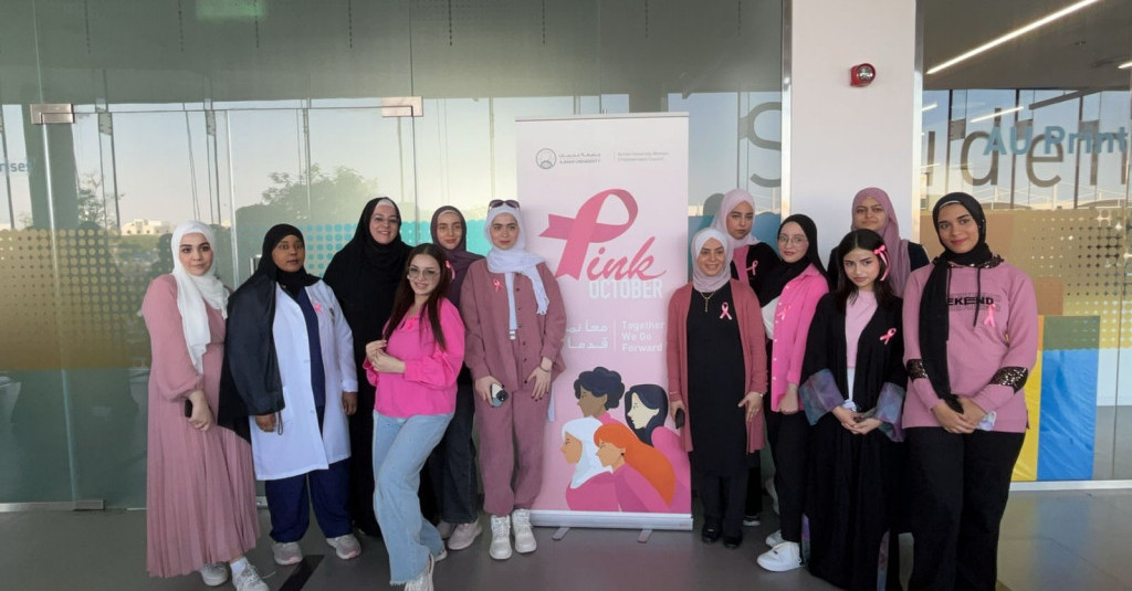 Breast cancer campaign awareness by Nursing students