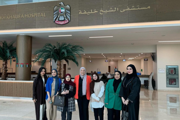 A group of MSc in Clinical Pharmacy students participated at the continuing professional development activity at Sheikh Khalifa Hospital-Fujairah