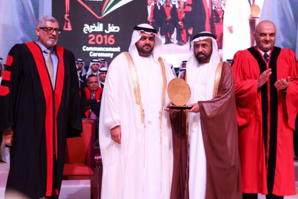 His Highness Mohamed Bin Hamad Al Sharqi Attends Fujairah Campus Graduation