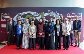 Dr. Maher Itani Represents Ajman University at MEBAS Workshop during CSR Summit in Qatar