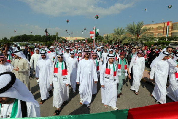 Ajman Ruler Attends AUST Celebrations of the 42nd National Day