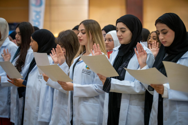 Ajman University’s College of Dentistry Celebrates White Coat Ceremony