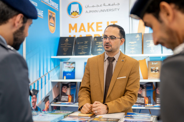 Ajman University Participates in the 10th Legal Book Fair