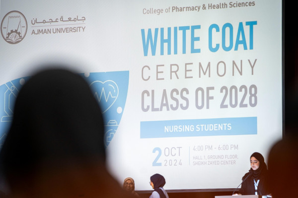 Nursing Students Receive Rousing Initiation into the Profession at the Annual White Coat Ceremony