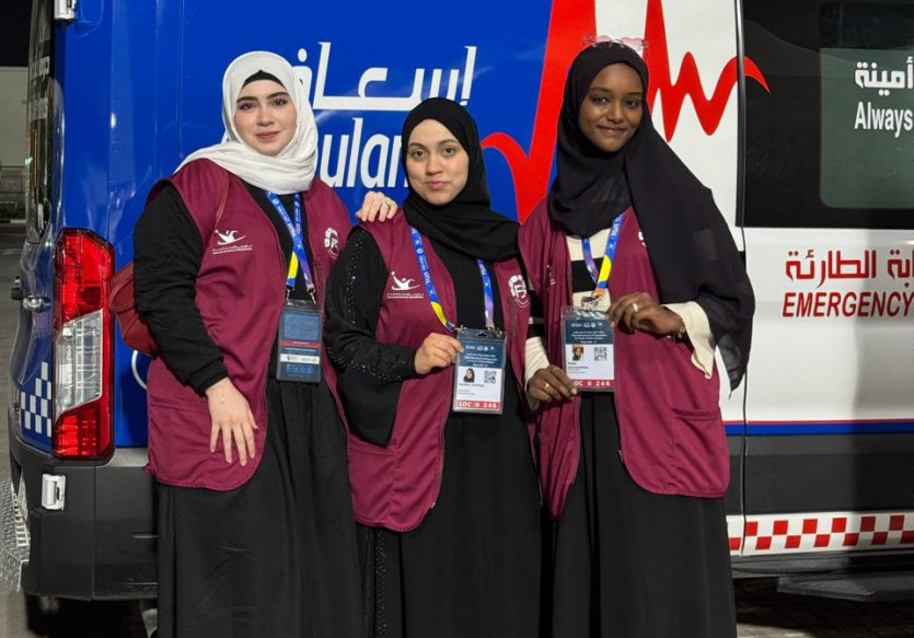 Pharmacy students volunteered in organizing Fazaa Championship for POD 2025