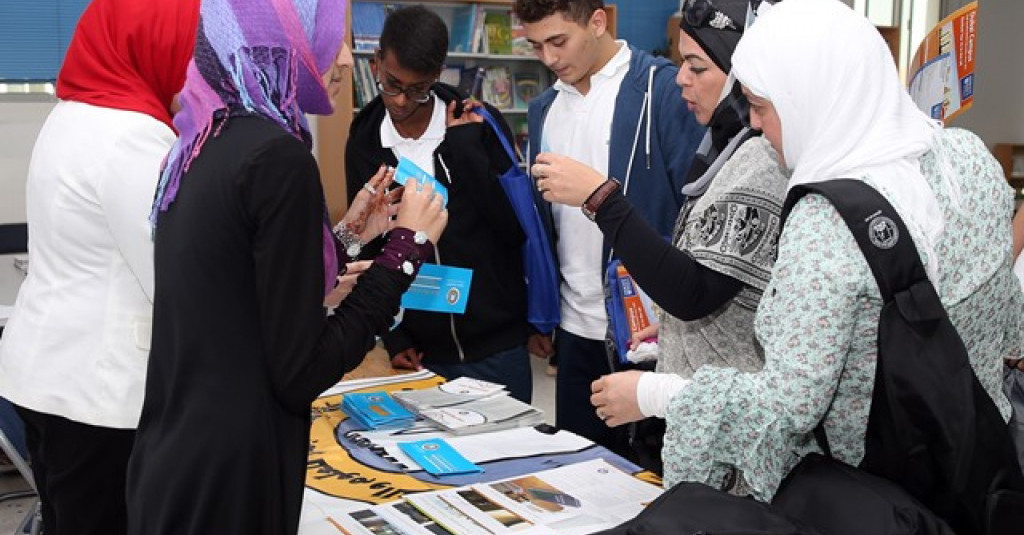 Ajman University participates at Sharjah American International School University Fair