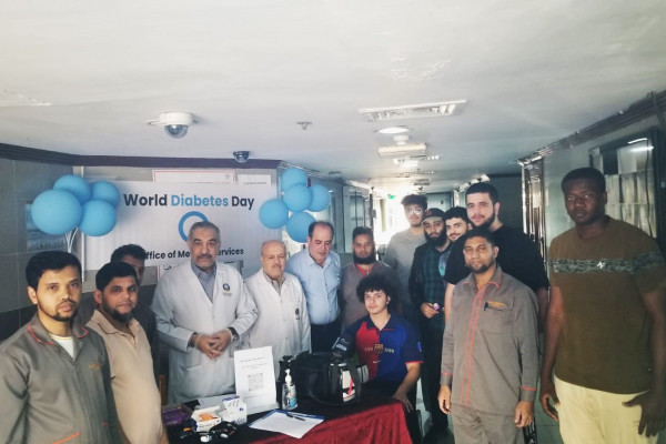 World Diabetes Day at the University Male Hostel _0