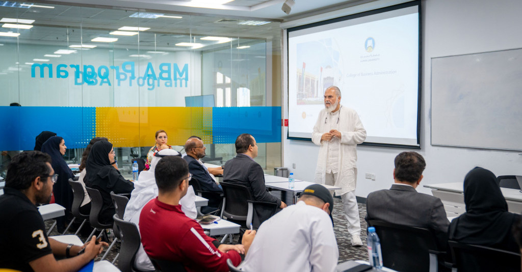 Esteemed Scholar and Business Leader Dr. Moustapha Sarhank Inspires CBA Students and Faculty with Ethical Leadership Insights