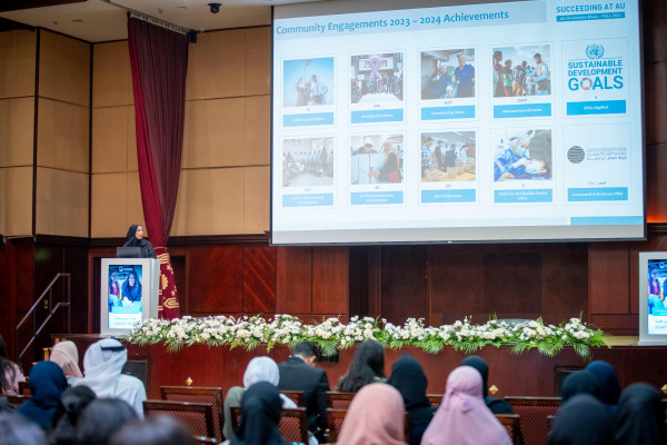 جامعة عجمان تنظم الأسبوع الإرشادي للطلبة الجدد تحت شعار 'طريقكم إلى النجاح في جامعة عجمان'