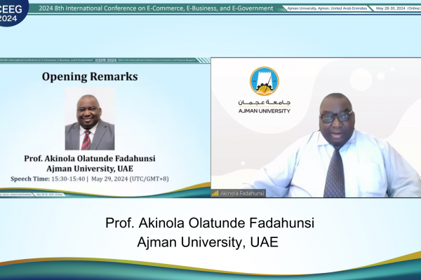 Ajman University Hosts Two Successful Online Conferences: ICEEG 2024 and ICEFR 2024