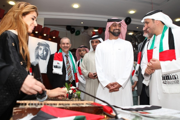 Ajman Ruler Attends AUST Celebrations of the 42nd National Day