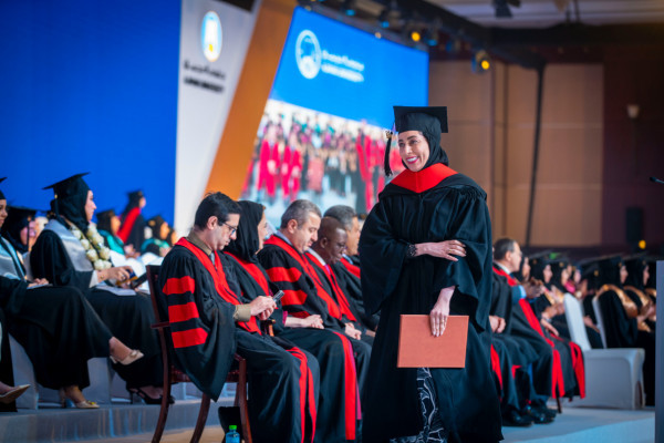 H.H. Sheikh Humaid Al Nuaimi Attends the Graduation Ceremony for Ajman University's ‘Class of 2024’