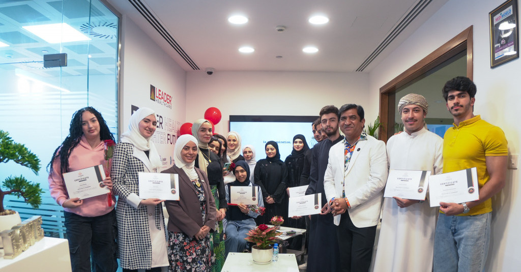 Ajman University Students Gain Industry Insights During Visit to Leader Healthcare HQ in Abu Dhabi