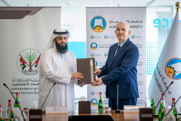 Ajman University Partners with Sharjah Social Services Department to Advance Community Development