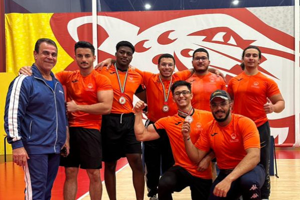 Ajman University Students Take Third Place in 6th AUS Men's Intercollegiate Bench Press Competition