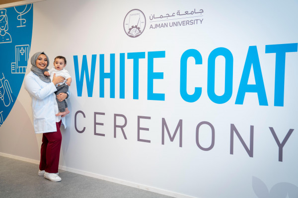 Parents Applauded as True Heroes at White Coat Ceremony for Pharmacy Students at Ajman University