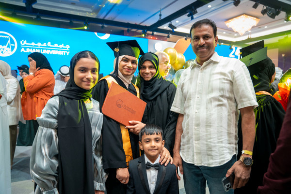 H.H. Sheikh Humaid Al Nuaimi Attends the Graduation Ceremony for Ajman University's ‘Class of 2024’