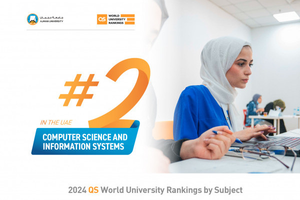 Ajman University Ranks #1 in UAE for 2 Subjects, in Top 5 for 7 Subjects