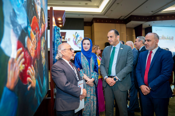 Ajman University Hosts the Second International Biennale under the Theme 