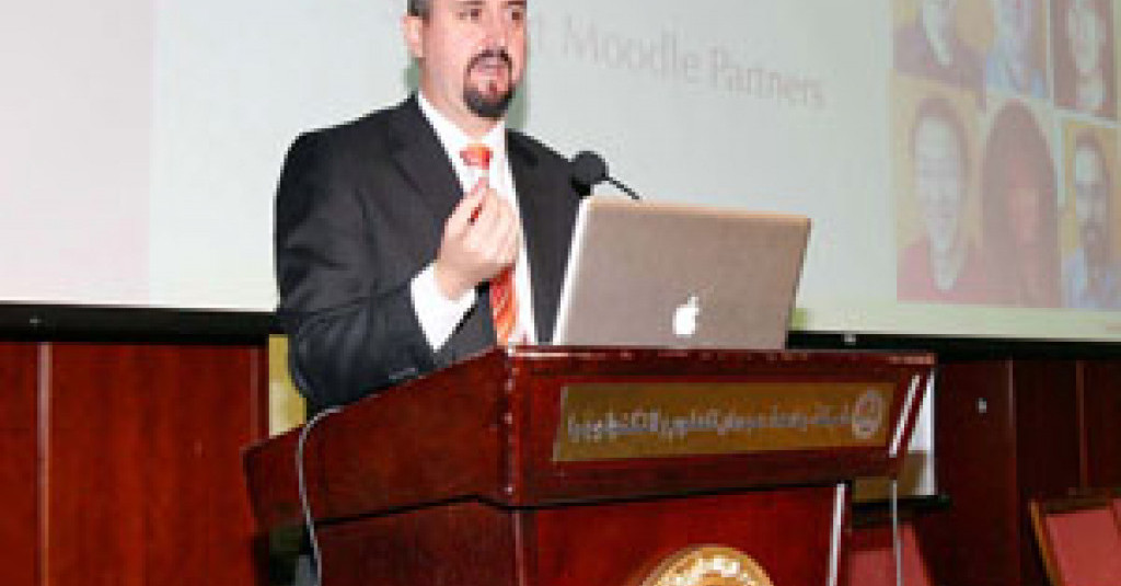 Workshop on Moodle Version 2.0 at Ajman University with the Presence of Martin Dougiamas