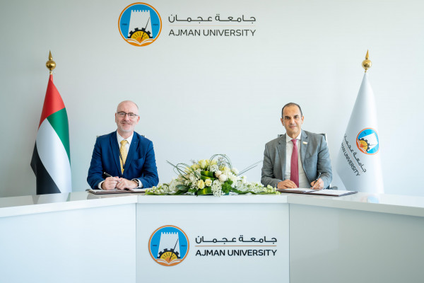 جامعة عجمان توقع مذكرة تفاهم مع مدرسة عجمان الأمريكية الخاصة