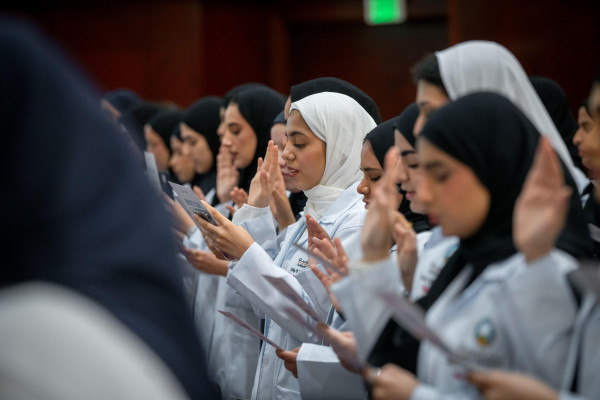 Nursing Students Receive Rousing Initiation into the Profession at the Annual White Coat Ceremony