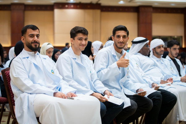 Parents Applauded as True Heroes at White Coat Ceremony for Pharmacy Students at Ajman University