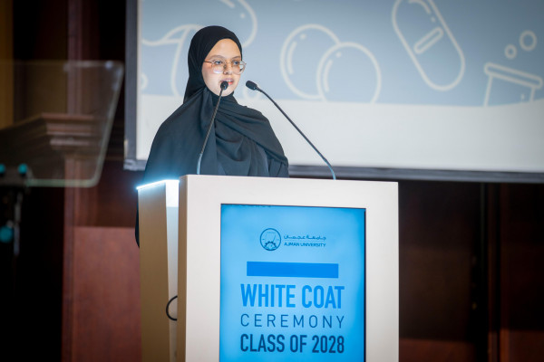 Parents Applauded as True Heroes at White Coat Ceremony for Pharmacy Students at Ajman University