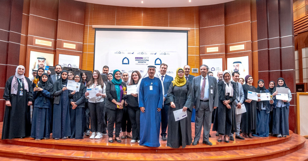 Ajman University Shines at HCT Innovation Month with Sustainable Pavilion Designs and Artwork