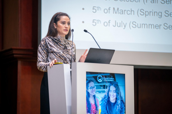 New Students Get an Orientation on How to Succeed at AU