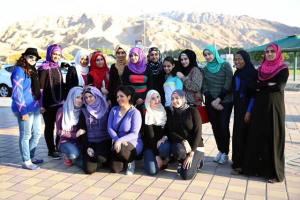 Students make the most of the beautiful weather in Al Ain