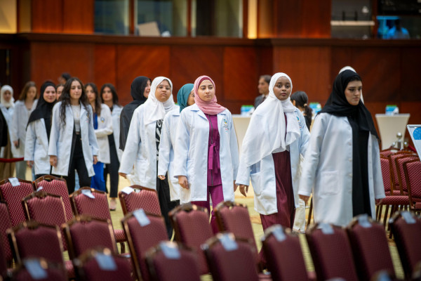 Parents Applauded as True Heroes at White Coat Ceremony for Pharmacy Students at Ajman University