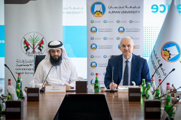 Ajman University Partners with Sharjah Social Services Department to Advance Community Development