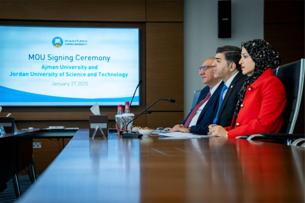 Ajman University and Jordan University of Science and Technology Strengthen Partnership for Academic Excellence and Innovation