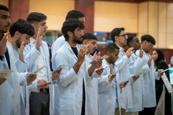 Nursing Students Receive Rousing Initiation into the Profession at the Annual White Coat Ceremony