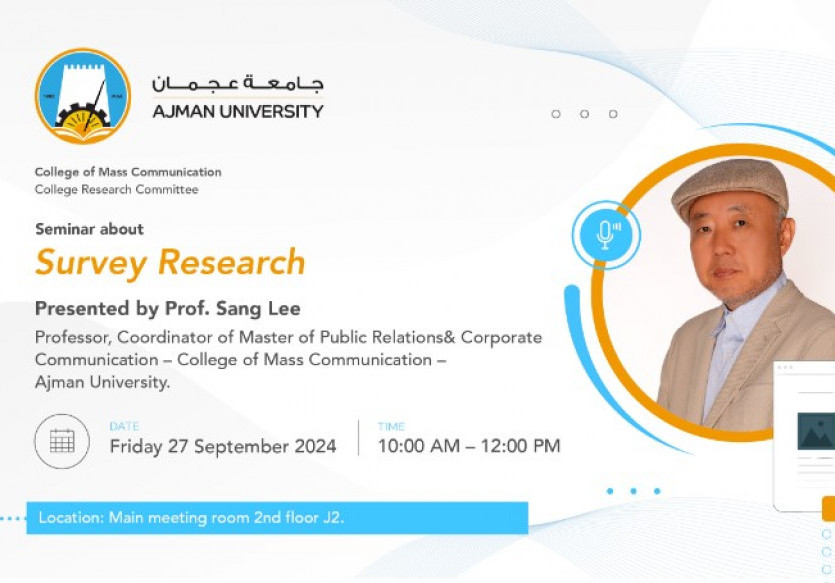 The College of Mass Communication Organizes Seminar on the Role of Electronic Surveys in Media Research