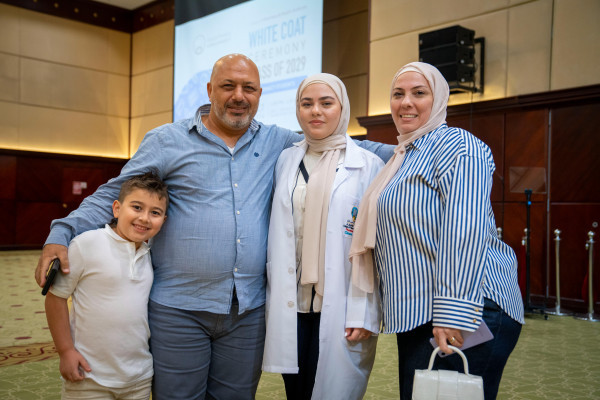 Parents Applauded as True Heroes at White Coat Ceremony for Pharmacy Students at Ajman University