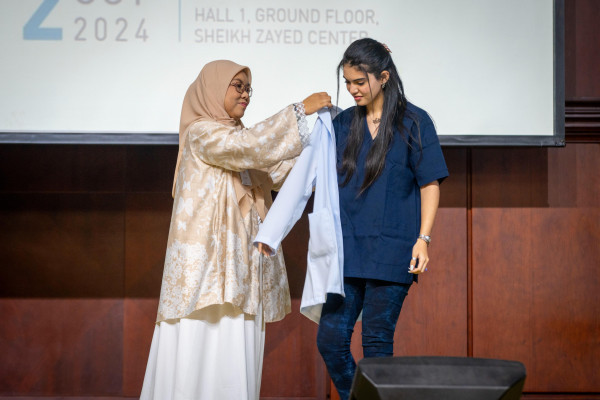 Nursing Students Receive Rousing Initiation into the Profession at the Annual White Coat Ceremony