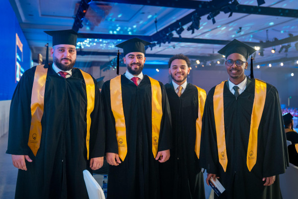 Al Nuaimi Attends Graduation of Ajman University Students