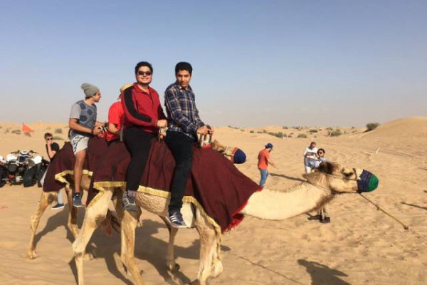 Desert Safari Trip for Ajman University Students