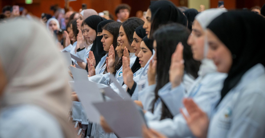 Ajman University’s College of Dentistry Celebrates White Coat Ceremony