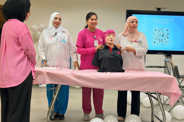 Hands-On Breast Self-Examination Workshop at the Female Hostel _1