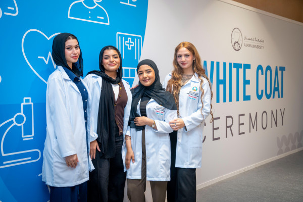 Parents Applauded as True Heroes at White Coat Ceremony for Pharmacy Students at Ajman University