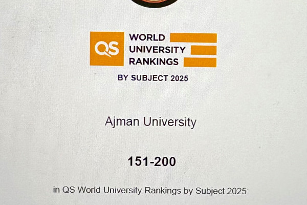 Ajman University’s College of Pharmacy and Health Sciences Achieves Top Global Ranking